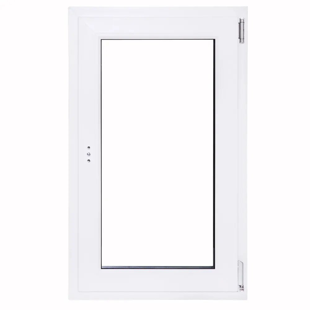 Окно пластиковое ПВХ Deceuninck одностворчатое 1000x600 мм (ВхШ) стекло 4 мм поворотное белый/белый STLM-2200789 - Вид №1