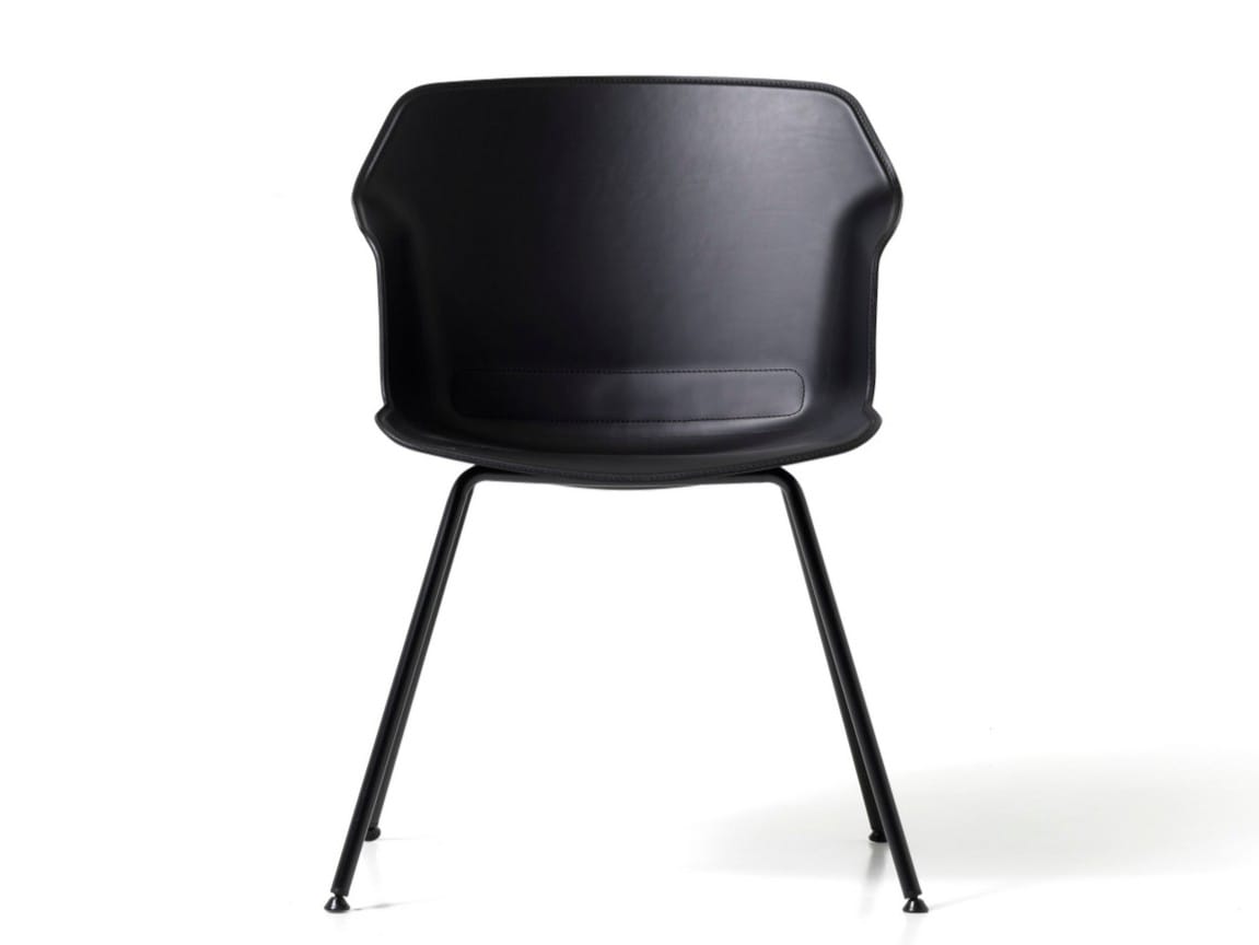 Кожаный стул с подлокотниками Diemme Clop ARCH-00076613