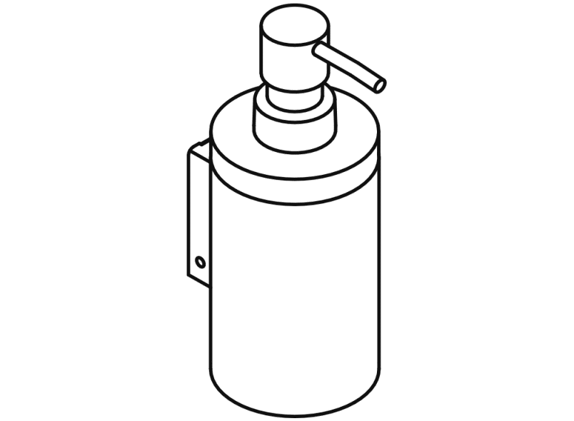 900.06.00160 Дозатор для мыла или дезинфицирующего средства с держателем HEWI System 900 - Вид №8