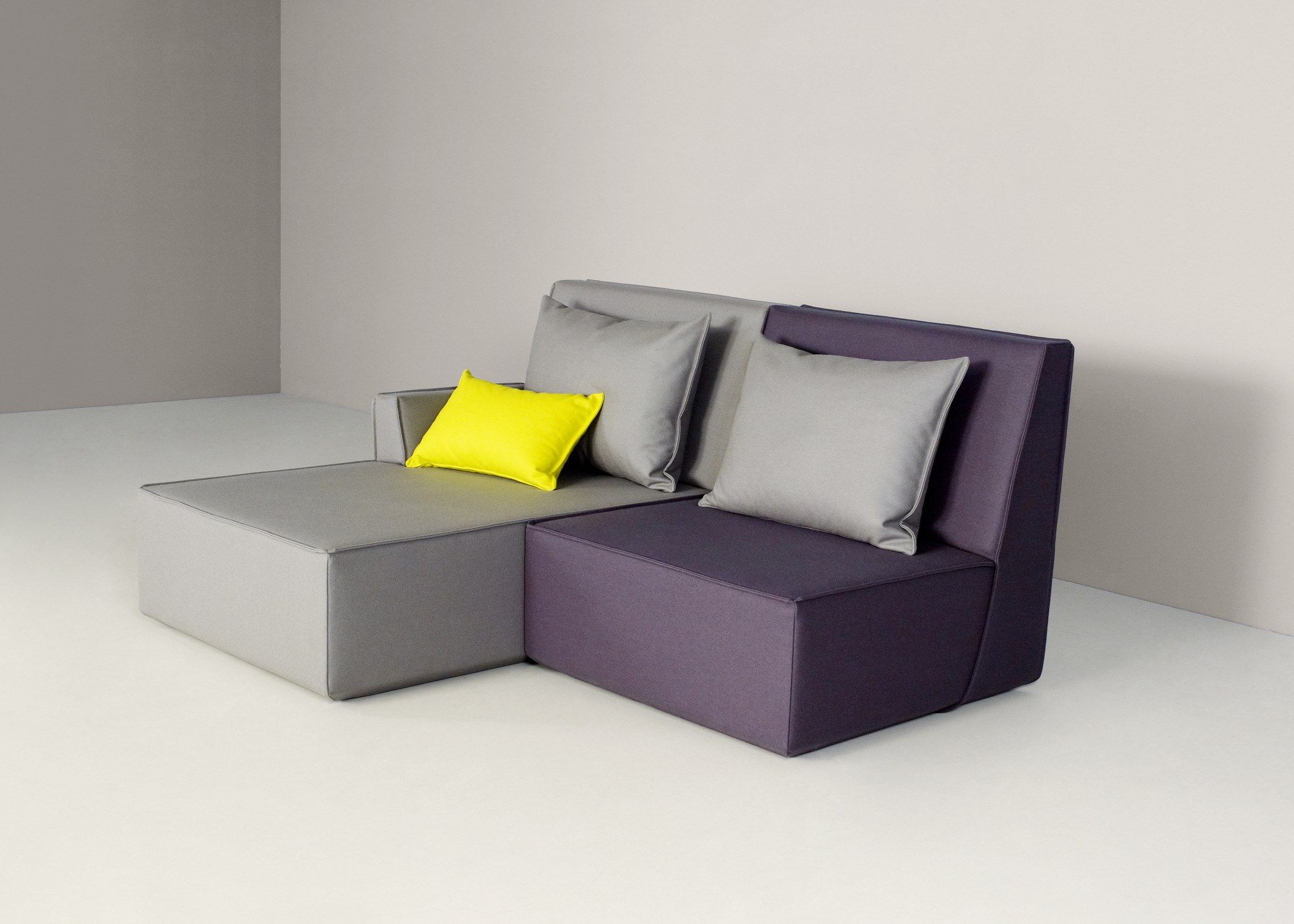 2-местный модульный тканевый диван Cubit by Mymito ARCH-00132467 - Вид №10