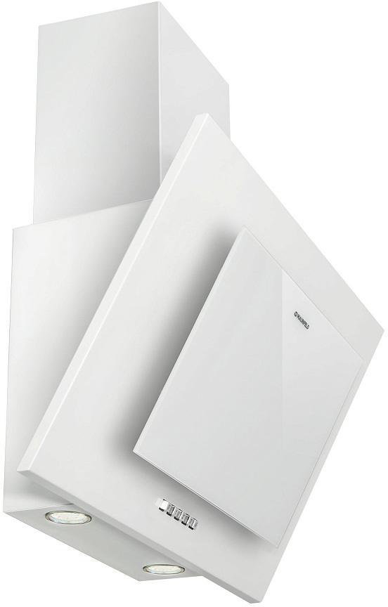 TOWER C 60 WHITE Вытяжка tower c 60 белый/белое стекло/ • тип: настенная• цвет: белый• управление: кнопочное• ширина, мм: 600• полная потребляемая мощность, вт: 160• количество скоростей: 3• максимальная производительность, м3/ч: 650• диаметр воздуховода Santreyd  - Вид №3