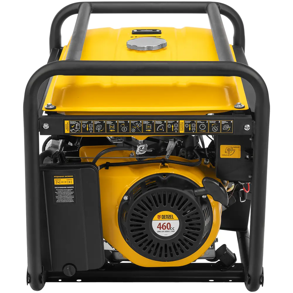 Генератор бензиновый Denzel PS-90 ED-3, 9 кВт STLM-2165666 - Вид №4