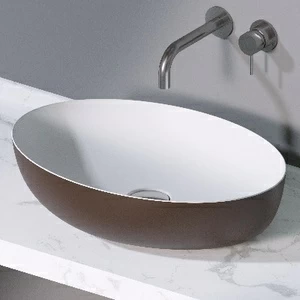 L616207 Накладная раковина на столешницу  овальная A. e T. Italia ELITE