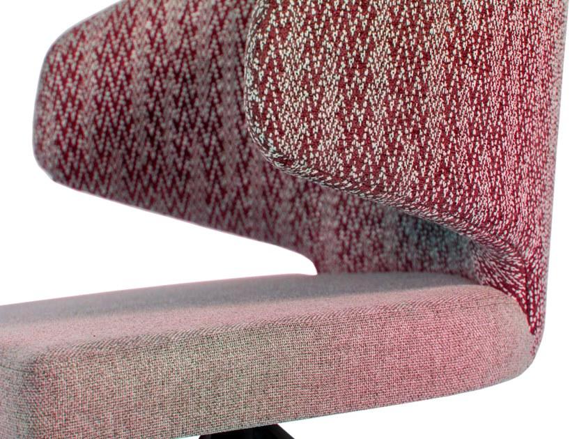 Anesis Вращающийся стул на козелке из ткани с подлокотниками  C28  - Вид №3