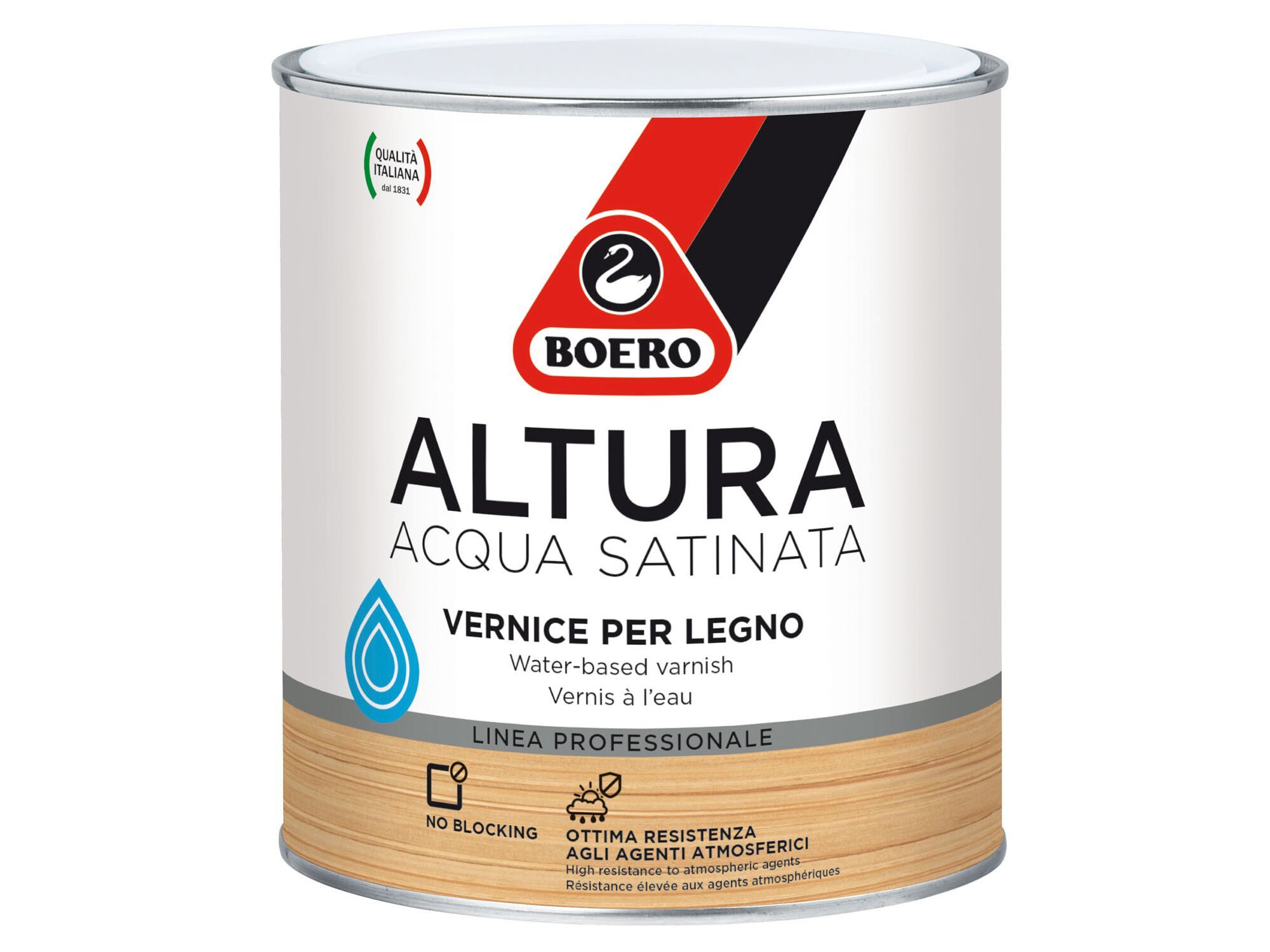 Краска для дерева с атласной водой Boero ALTURA ACQUA Satinata ARCH-00133339 - Вид №1