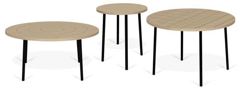 TemaHome Низкий круглый журнальный столик из мдф Ply 9003.628733 - Вид №6