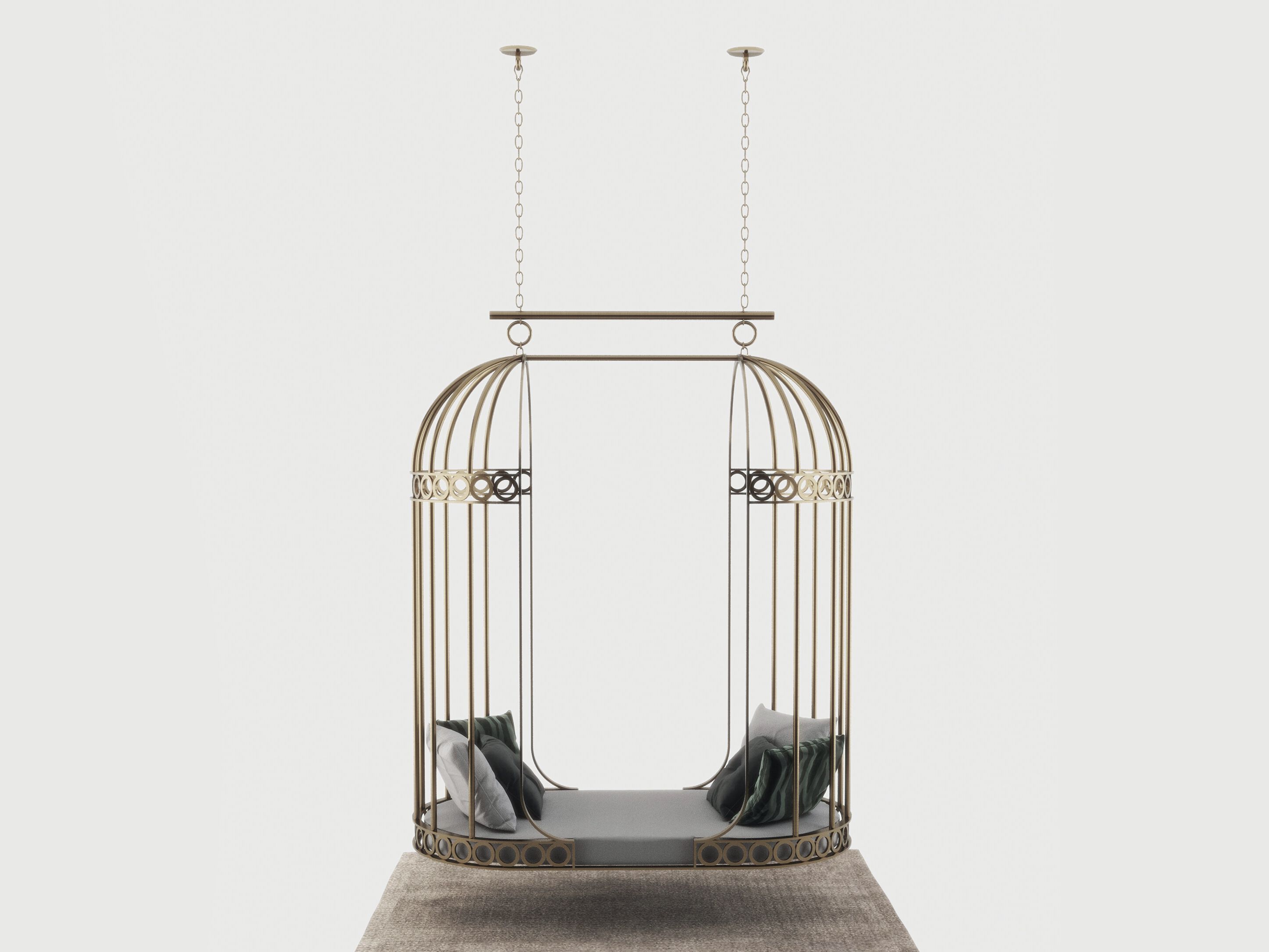 Подвесное кресло из нержавеющей стали Galbiati Exclusive Interiors ARCH-00139284