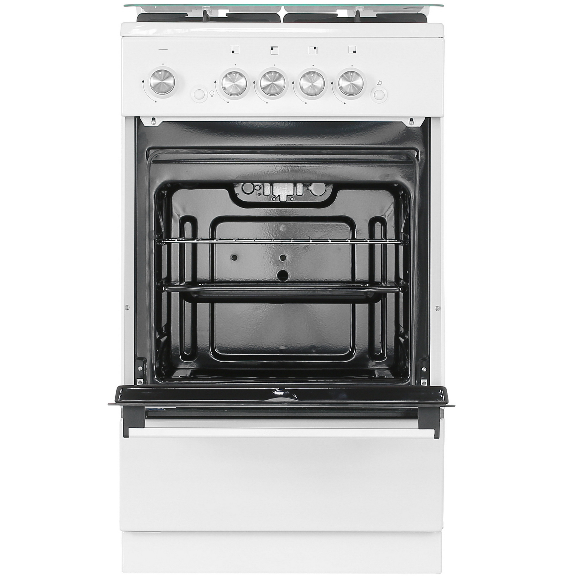 8187178 Газовая плита De Luxe 5040.32Г (КР) ЧР белый STDN-0118375 - Вид №6