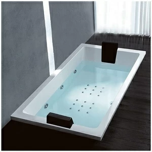 Ванна Gruppo treesse Quadra 181 V071N-DX белая с гидромассажем и аэромассажем прямоугольная встроенная правая