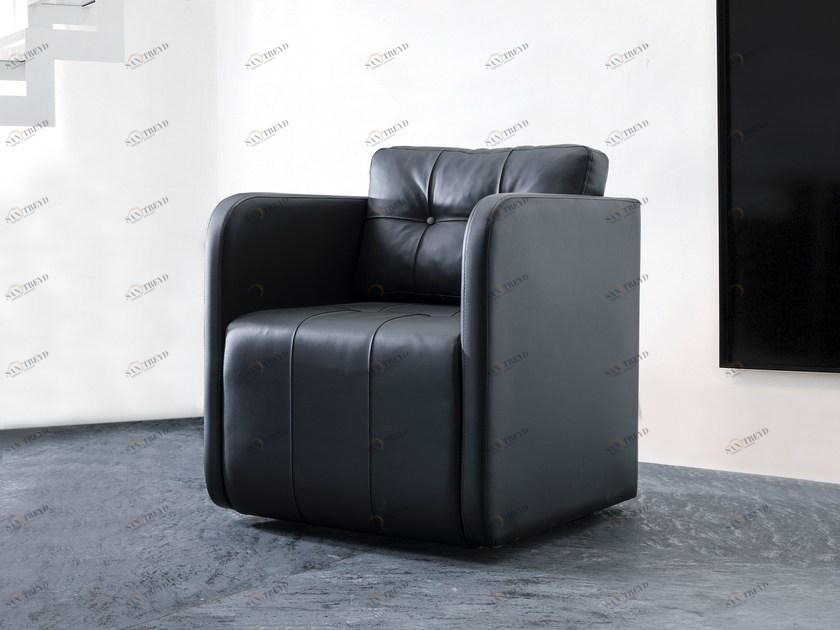 Tuna Ofis Кожаное кресло с подлокотниками Swan sun-id-1491054