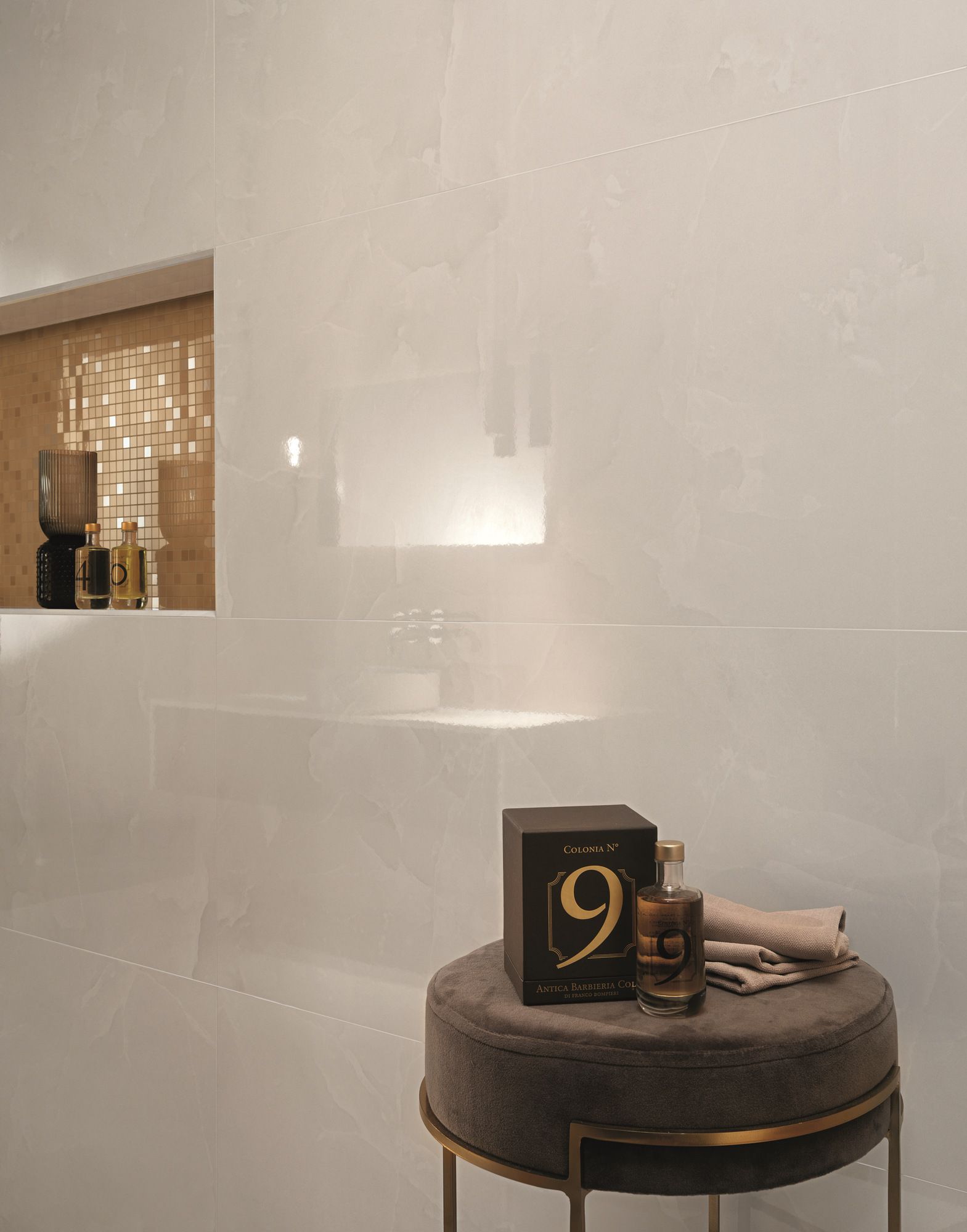 Пол / керамогранит с мраморным эффектом FAP ceramiche Roma Gold ARCH-00044009 - Вид №39