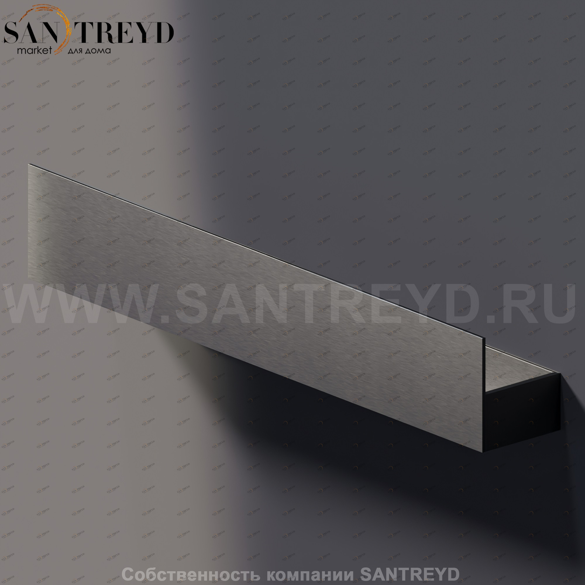 Agape SEN Полотенцежержатель 80 см черный ASEN0922N