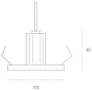 Eden Design Круглый встраиваемый латунный точечный светильник с регулятором яркости °cd sun-id-1485586 - Вид №5