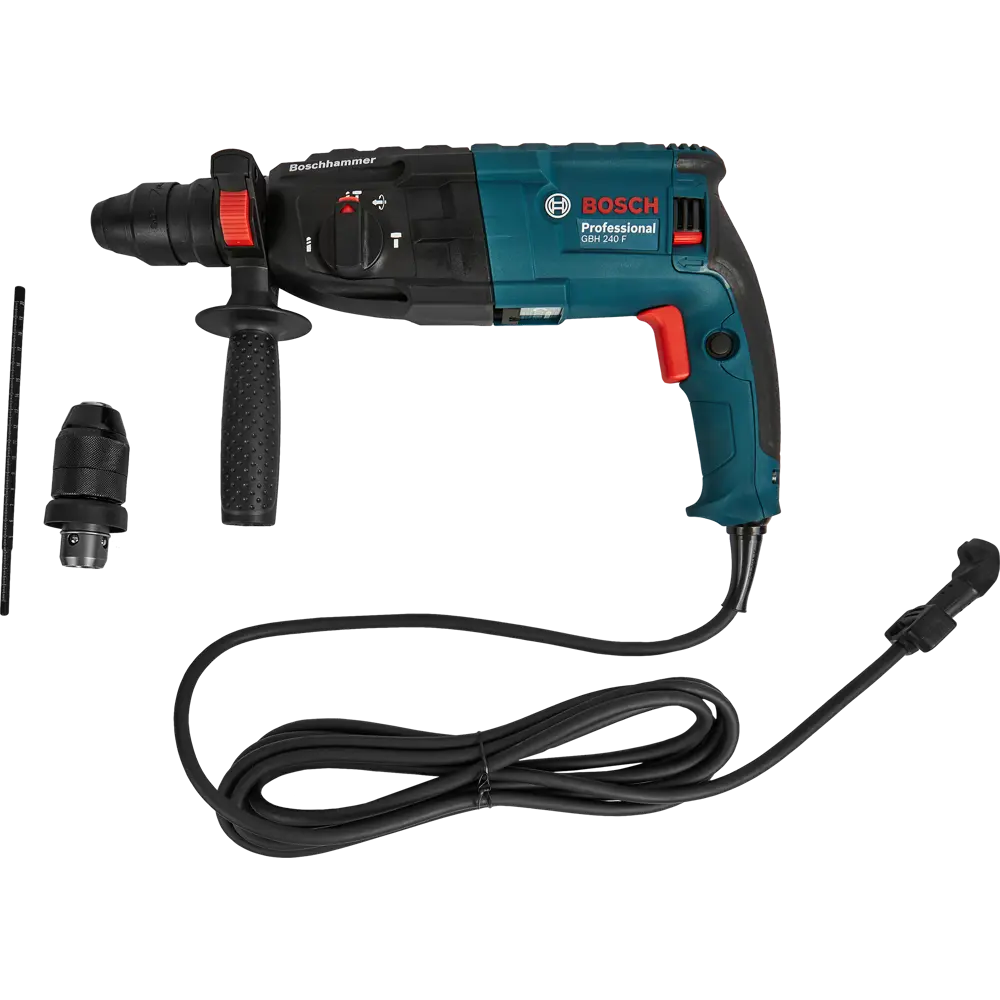 Перфоратор сетевой SDS-plus Bosch Professional GBH 240 F 0611273000, 790 Вт, 2.7 Дж, быстрозажимной патрон в комплекте 82511809 STLM-2075488  - Вид №5