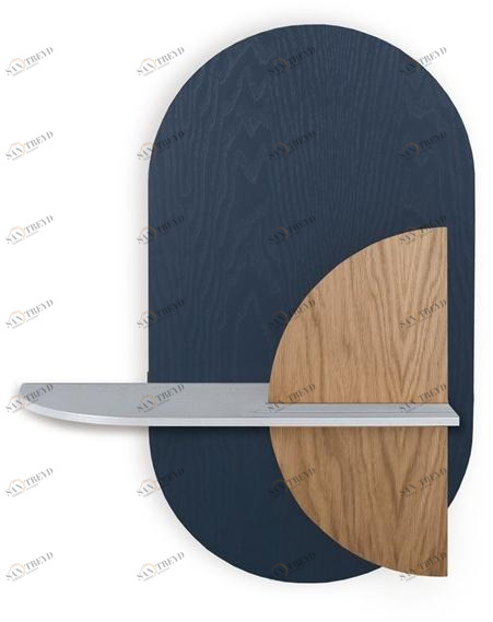 Woodendot Деревянная полка со скрытым вещевым ящиком sun-id-1386360