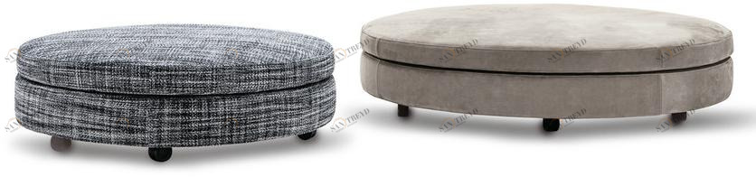 Minotti Мягкий пуф со съемным чехлом Denny sun-id-1363779