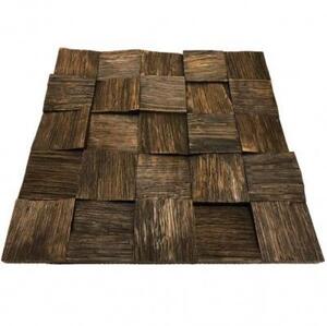 Мозаика и 3D панели из дерева Tarsi 3D 3d Колотый Венге 2.0.4.1 Дуб Селект 3д (мозаика панели), рельефная (3Д (мозаика панели), Рельефная) 300х300 мм.