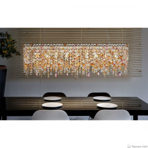 Masiero VE 895 S8 painted glass люстра подвесная