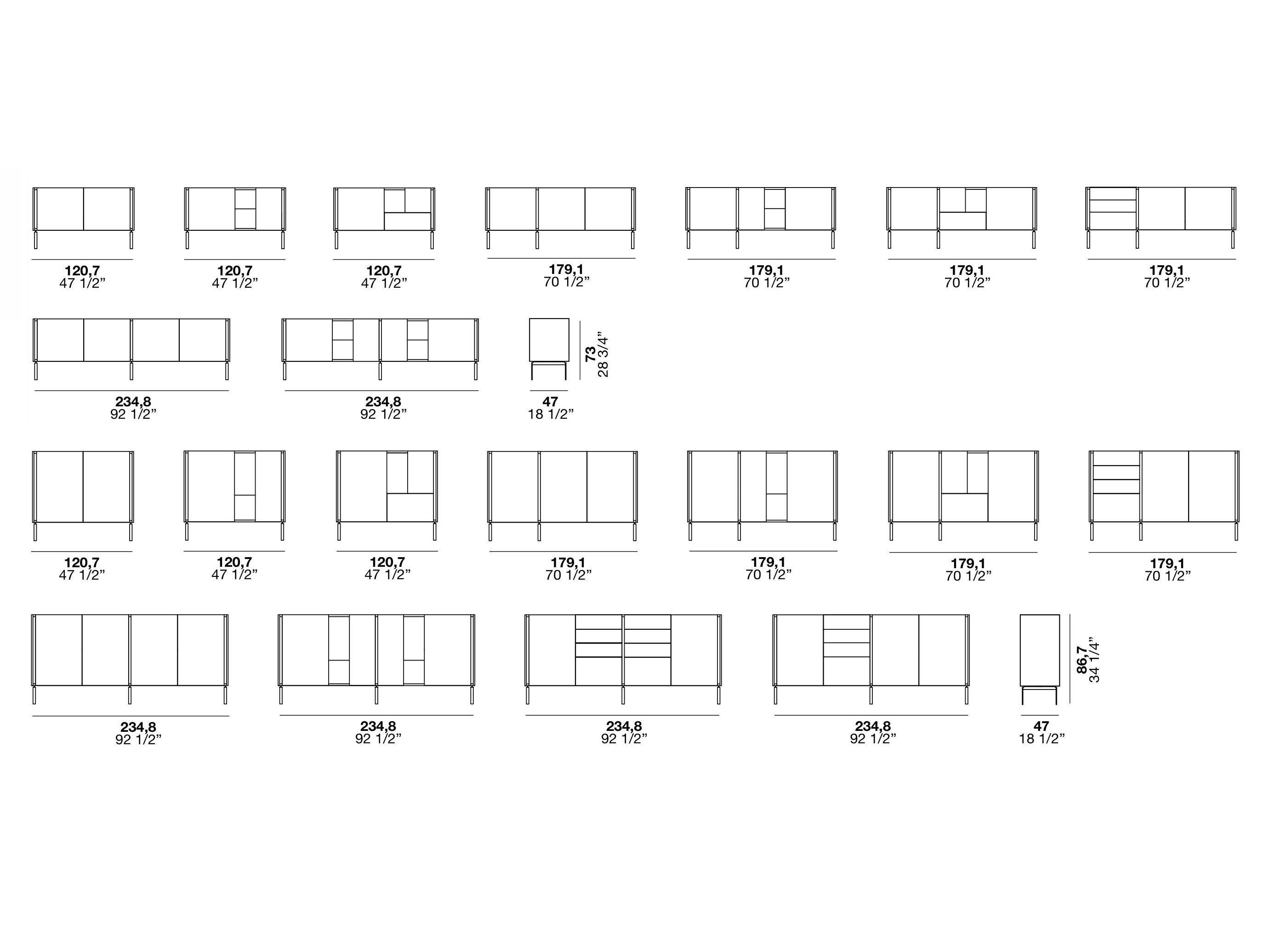 Деревянный шкаф с распашными дверями Alf DaFrè Da-do ARCH-00015964 - Вид №11
