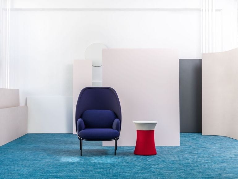 Журнальный столик из низкой ткани для гостиной MDD сетка ARCH-00059716 - Вид №4