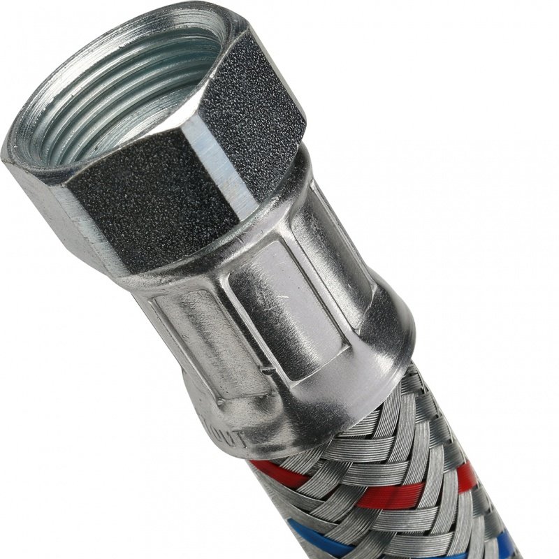 Гибкая подводка для воды ВР 3/4 х ВР 3/4 STOUT - 800 мм SHF0308182020 - Вид №1