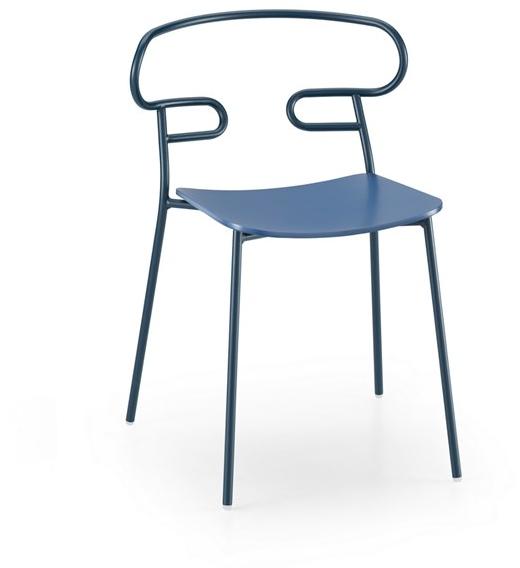 TrabA' Штабелируемый деревянный стул Genoa 0047-met - Вид №1