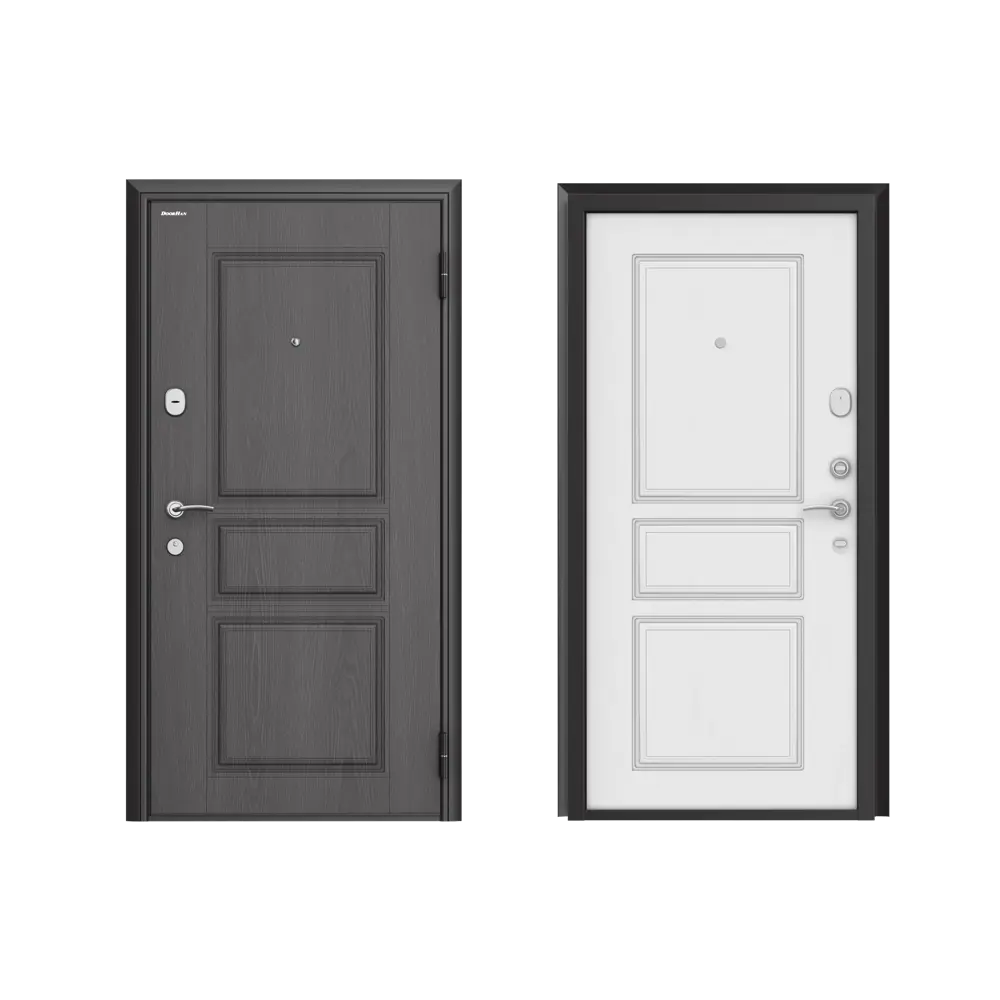 Дверь входная металлическая Премиум New 88x205 см правая роял вуд белый 85186902 STLM-2152800 DOORHAN 