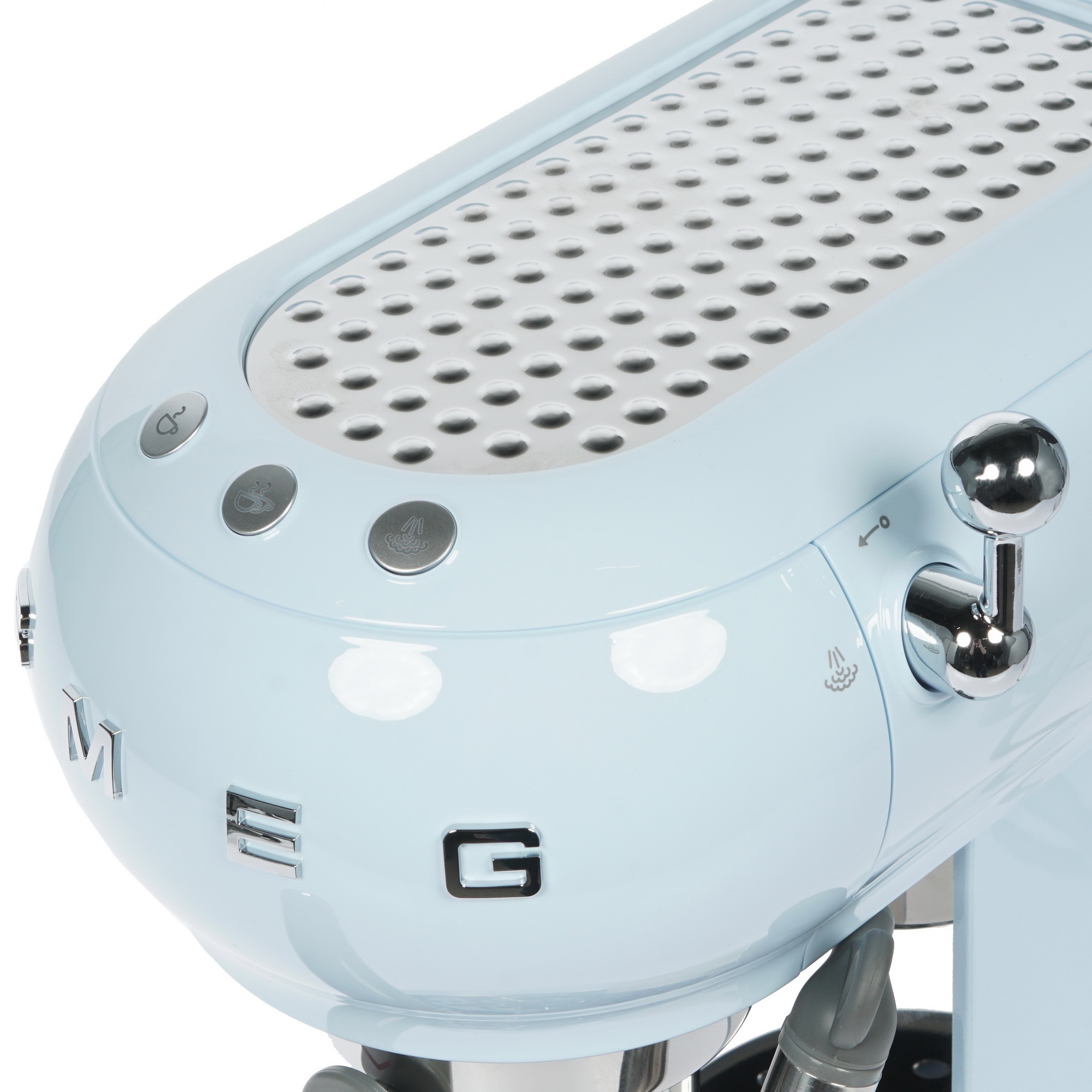 1152714 Кофеварка рожковая Smeg ECF01PBEU голубой STDN-0121235 - Вид №3