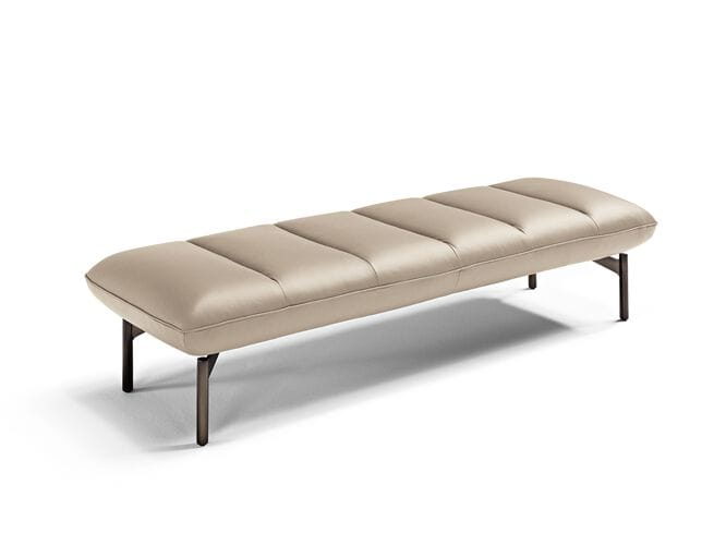 Кожаная двуспальная кровать с мягким изголовьем Max Divani Perla ARCH-00128673 - Вид №4