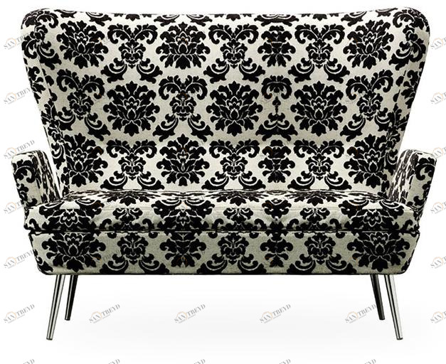 ROSSIN Диван из ткани с высокой спинкой Deco sun-id-1438841