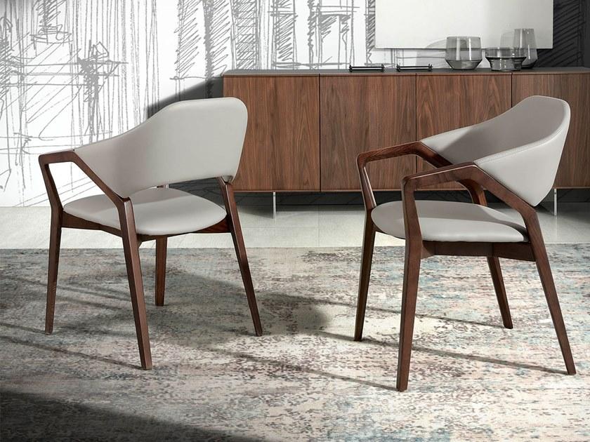 Angel Cerdá Стул из кожзаменителя с подлокотниками New chair 4068 ach17090 Angel Cerda - Вид №4