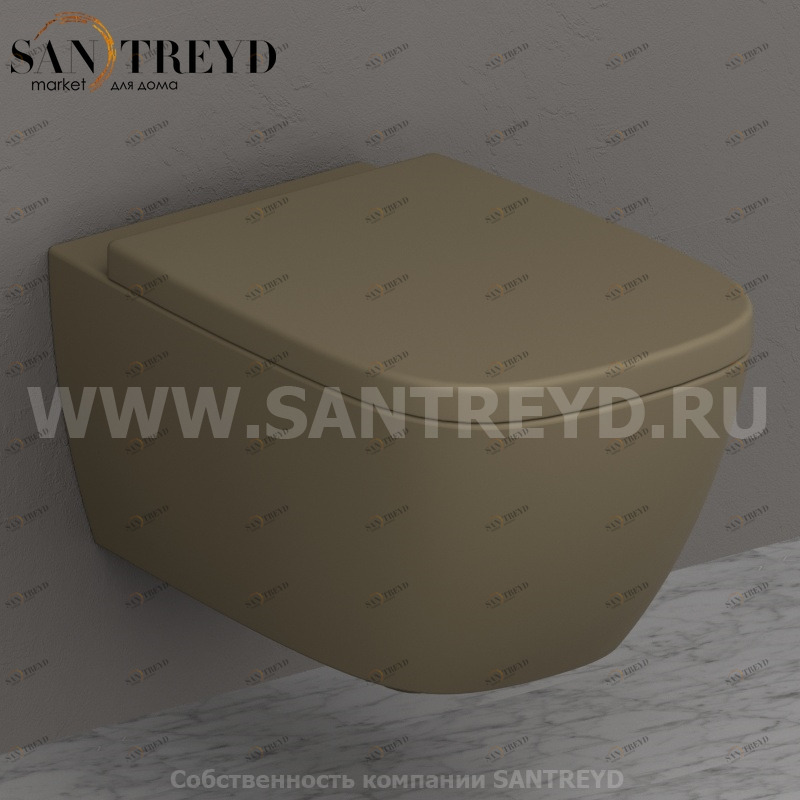 GNS02PA Подвесной унитаз настенный Бежевый Ceramica Globo GENESIS Италия