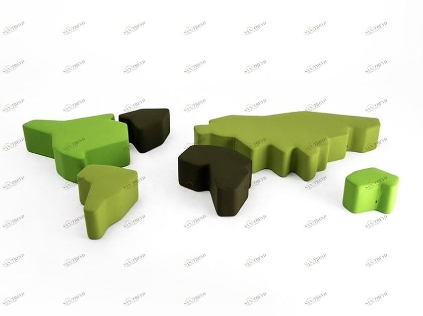 Grado Design Модульный пуф с тканевой обивкой  Ott-sf-01 