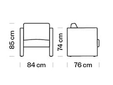 Тканевое кресло с подлокотниками Et al Nomad+ ARCH-00036146 - Вид №2