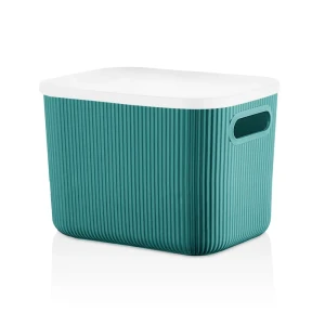 Корзинка для хранения Shell 21 л 26.1x37.4x16.4 см цвет зеленый 89384365 STLM-2049272