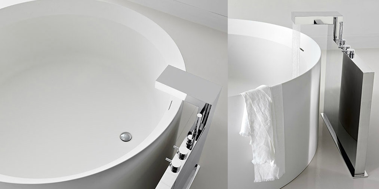 Toscoquattro Ванна отдельно стоящая из искусственного камня CONCERTO 10VA6CB - Вид №2