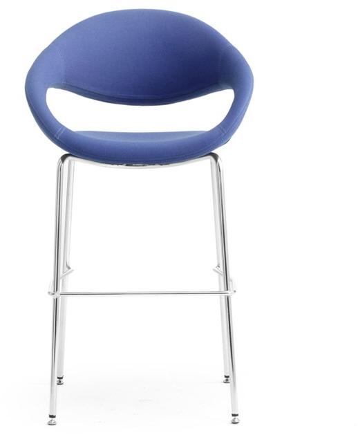 Leyform Высокий табурет из стали и ткани с подлокотниками Samba sun-id-1389187 - Вид №1