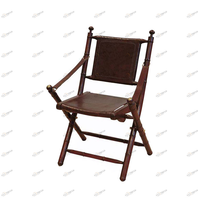 Стул складной кожаный Bolsena от Eichholtz EICHHOLTZ  247256 Коричневый 