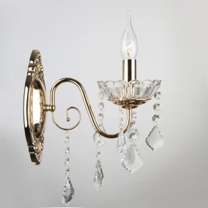 Бра Грация 1xE14x60 Вт, металл, цвет золото