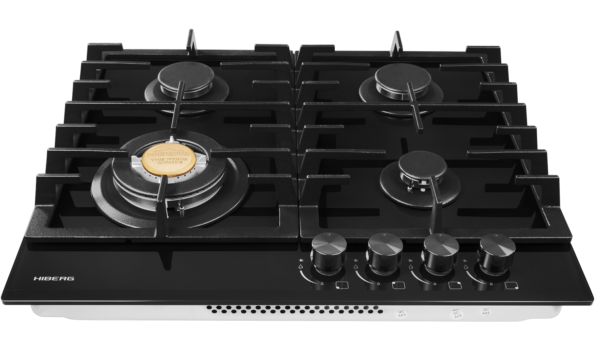 9021365 Газовая варочная поверхность HIBERG VM 60440 B STDN-0096386 - Вид №3