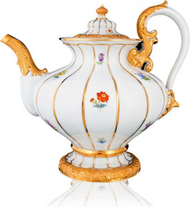 68839 Meissen Чайник 1,3л "Форма - Икс" (россыпь цветов) Фарфор