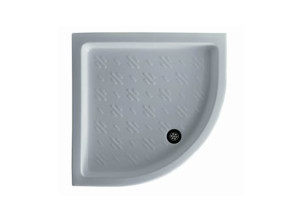 Угловой нескользящий поддон для душа