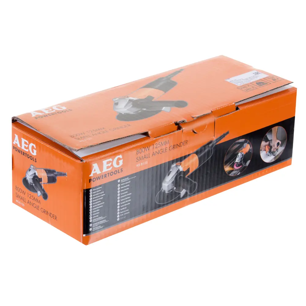 Углошлифовальная машина (болгарка) AEG WS8-125, 800 Вт, 125 мм 18022507 STLM-2045794  - Вид №4