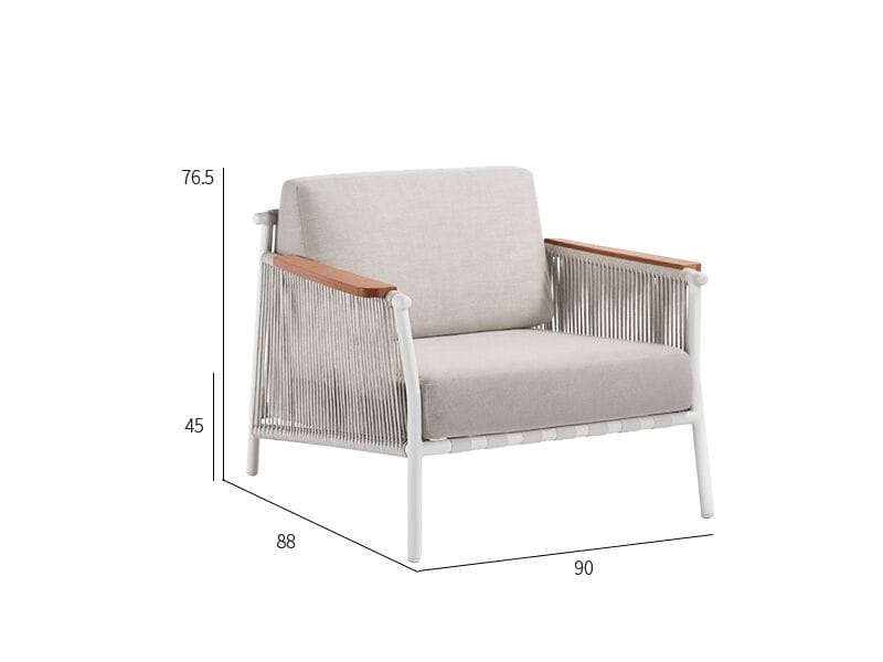 Веревочный садовый стул VINEKO Nine Degrees ARCH-00035938 - Вид №4