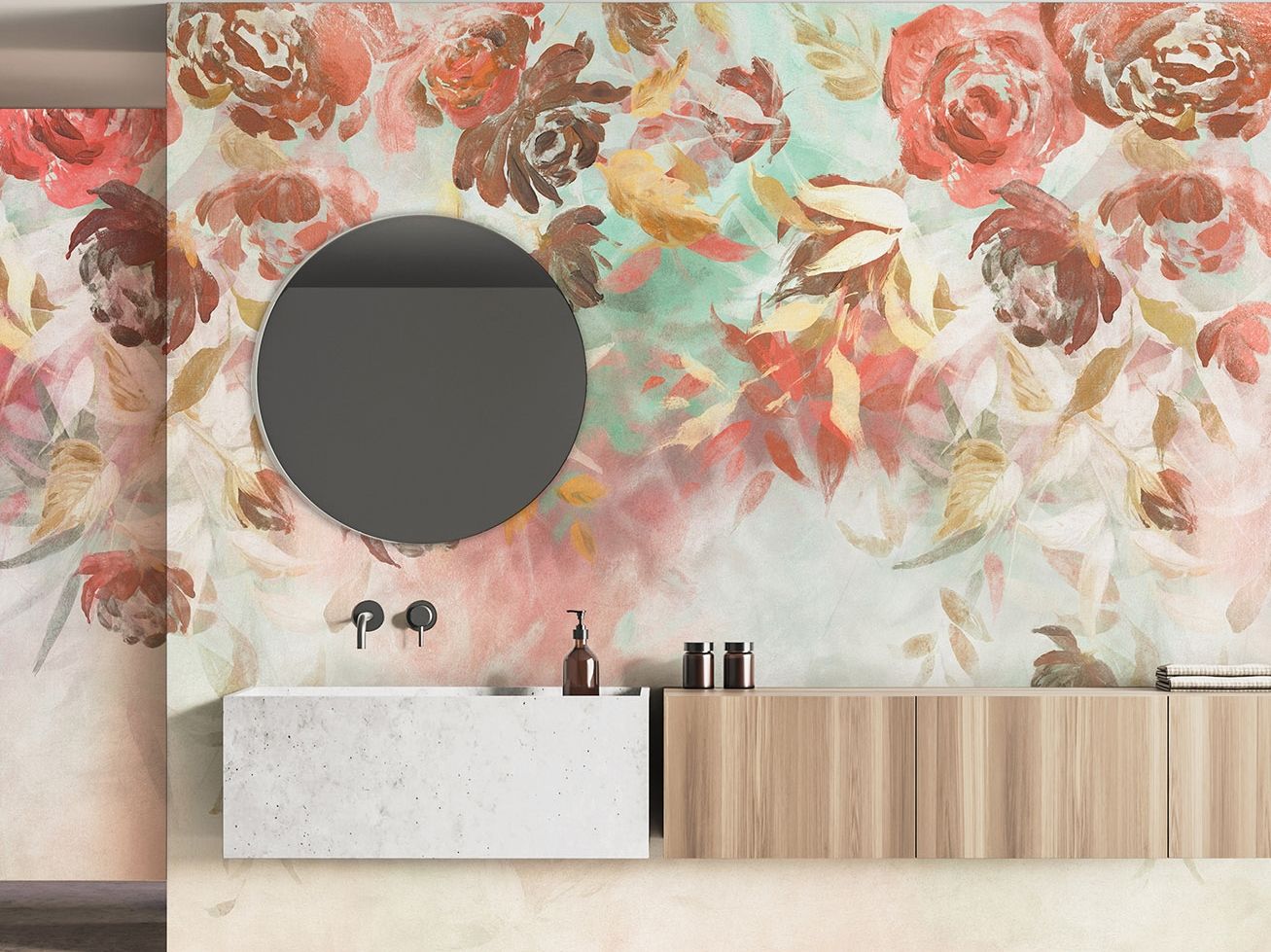 Обои из натурального ПВХ, экологически чистые, моющиеся WallPepper DEMETRA ARCH-00053249