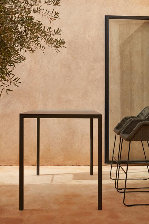 Барный стул 60 белый шнур 2мм кремовый Manutti Mood MNST635 - Вид №2