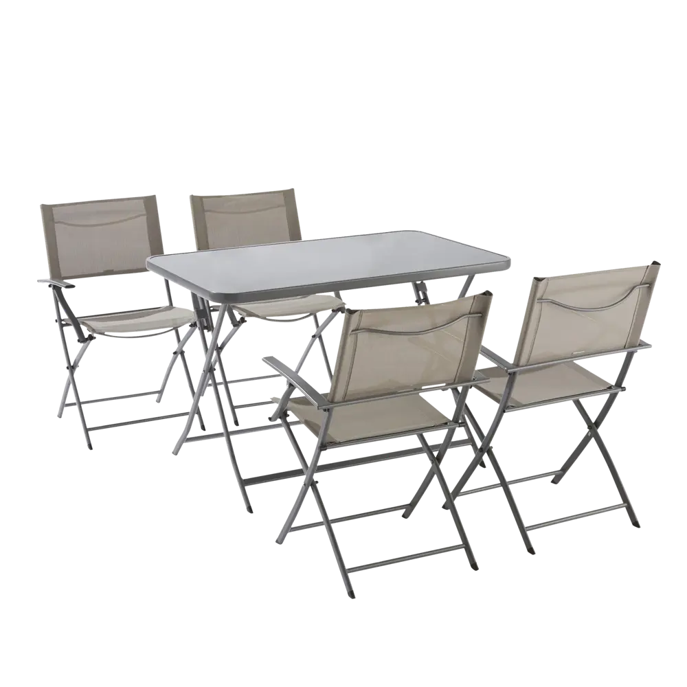 Кресло Naterial Emys Origami складное 54х52х83 см сталь бежевый STLM-2153325 - Вид №8