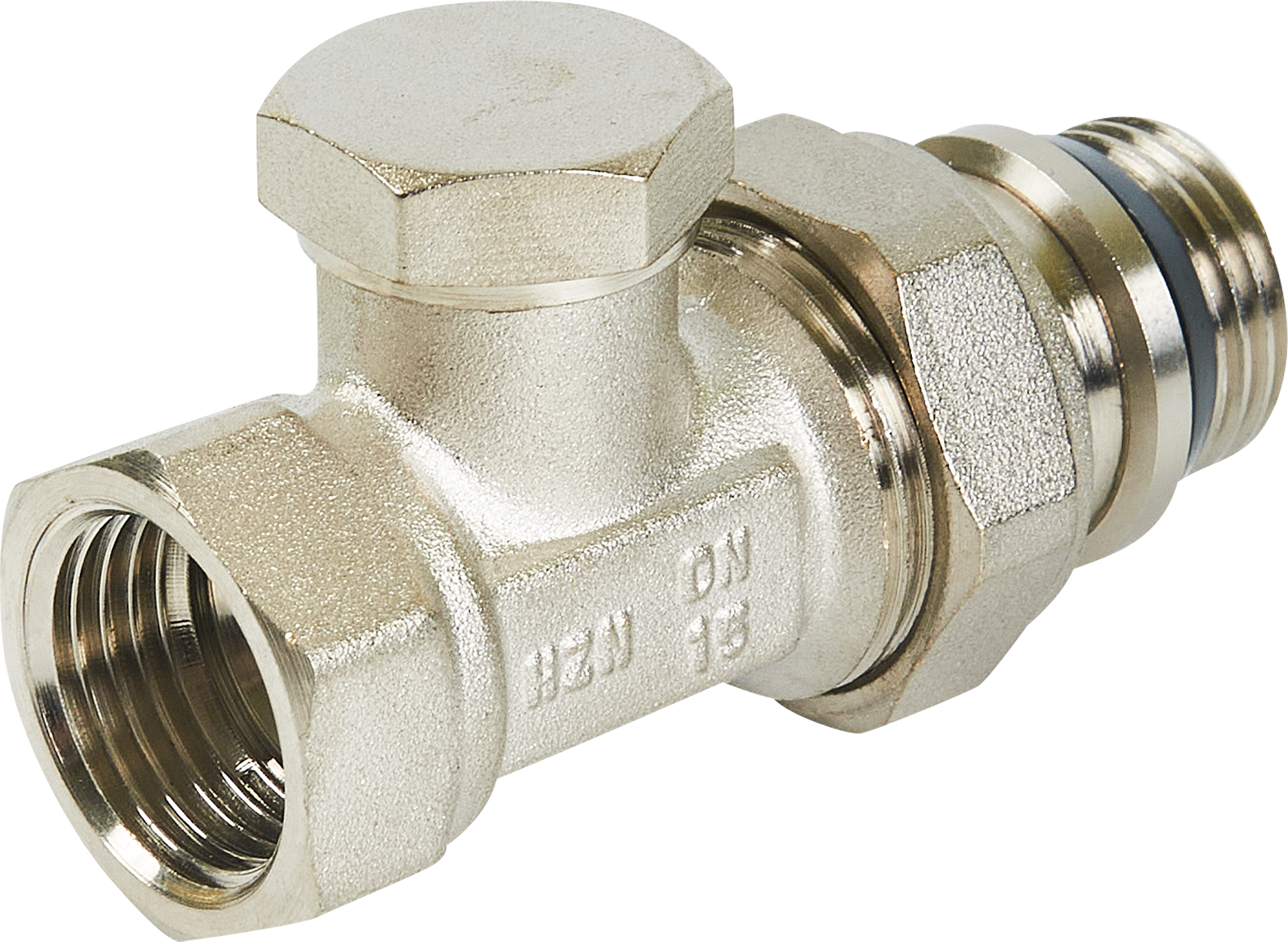 Запорный клапан HEIZEN 1/2" прямое подключение для систем отопления и водоснабжения 85458121 STLM-0062866 - Вид №2