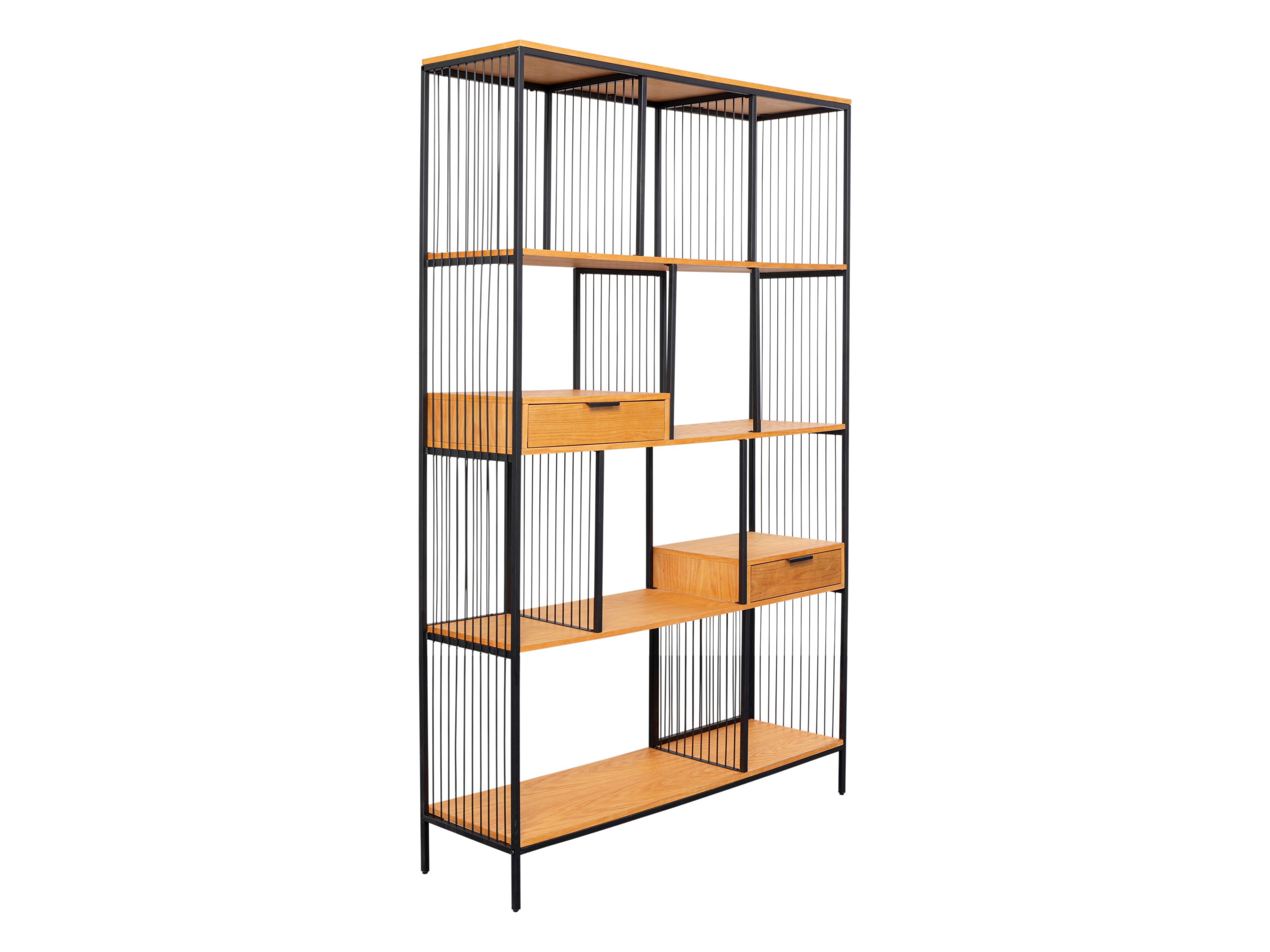 Стальная и деревянная полка с ящиками KARE Design BOLOGNA ARCH-00086646