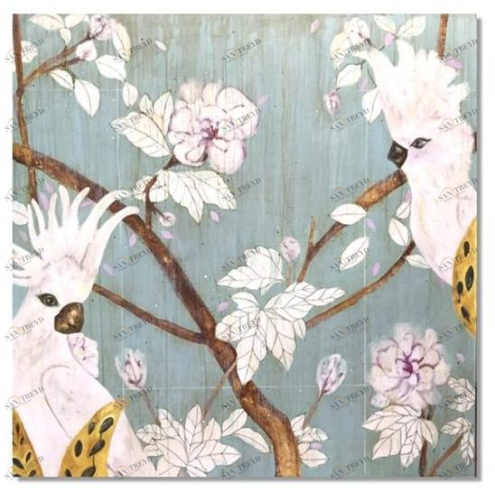 ICI ET LÀ Смешанная техника на холсте K. fabrizzi Kf31